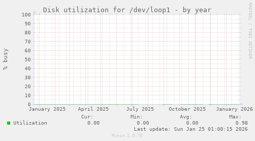 Disk utilization for /dev/loop1